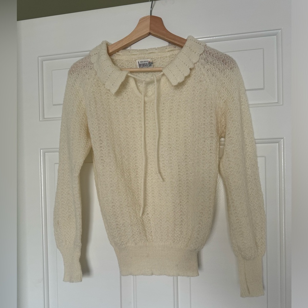 Vintage 60s Collared Sweater